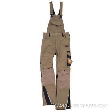 Long Fashion Bib Pantalon de travail pour homme